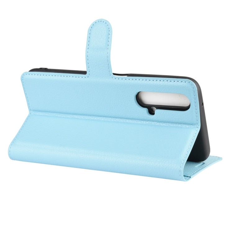 For OPPO Realme X50 5G Litchi Texture Horizontal Flip Protective Case with Holder & Card Slots & Wallet