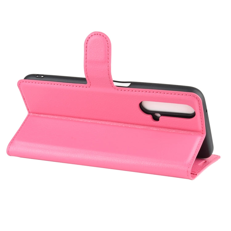 For OPPO Realme X50 5G Litchi Texture Horizontal Flip Protective Case with Holder & Card Slots & Wallet