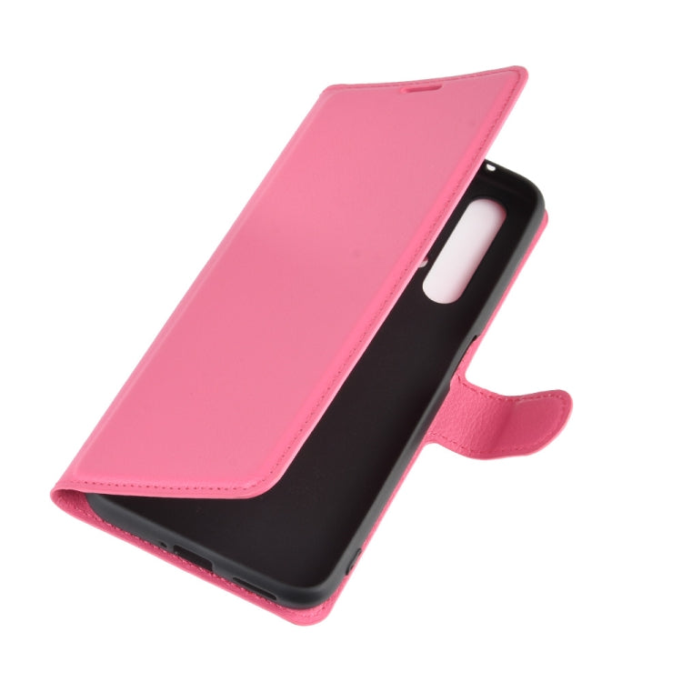 For OPPO Realme X50 5G Litchi Texture Horizontal Flip Protective Case with Holder & Card Slots & Wallet