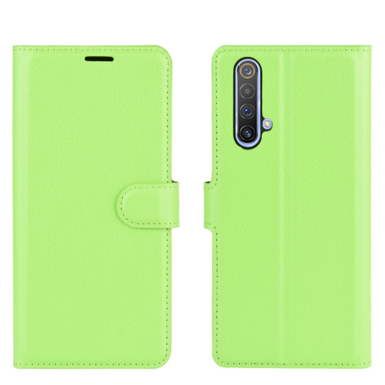 For OPPO Realme X50 5G Litchi Texture Horizontal Flip Protective Case with Holder & Card Slots & Wallet