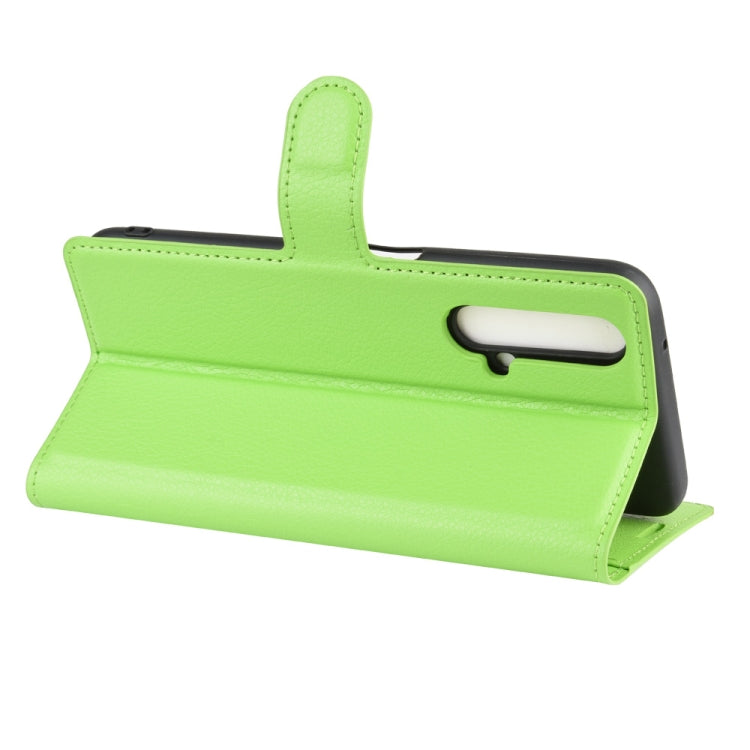 For OPPO Realme X50 5G Litchi Texture Horizontal Flip Protective Case with Holder & Card Slots & Wallet