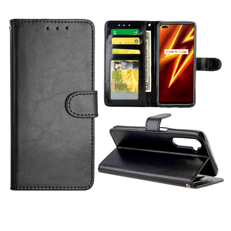 For OPPO Realme6 Pro Crazy Horse Texture Leather Horizontal Flip Protective Case with Holder & Card Slots & Wallet & Photo Frame