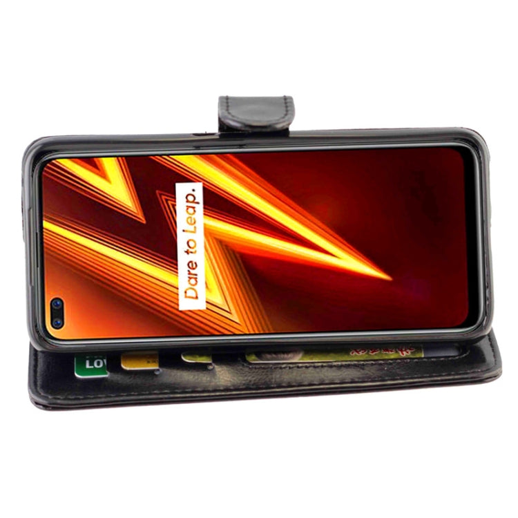 For OPPO Realme6 Pro Crazy Horse Texture Leather Horizontal Flip Protective Case with Holder & Card Slots & Wallet & Photo Frame