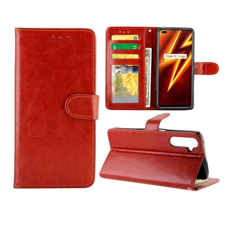 For OPPO Realme6 Pro Crazy Horse Texture Leather Horizontal Flip Protective Case with Holder & Card Slots & Wallet & Photo Frame