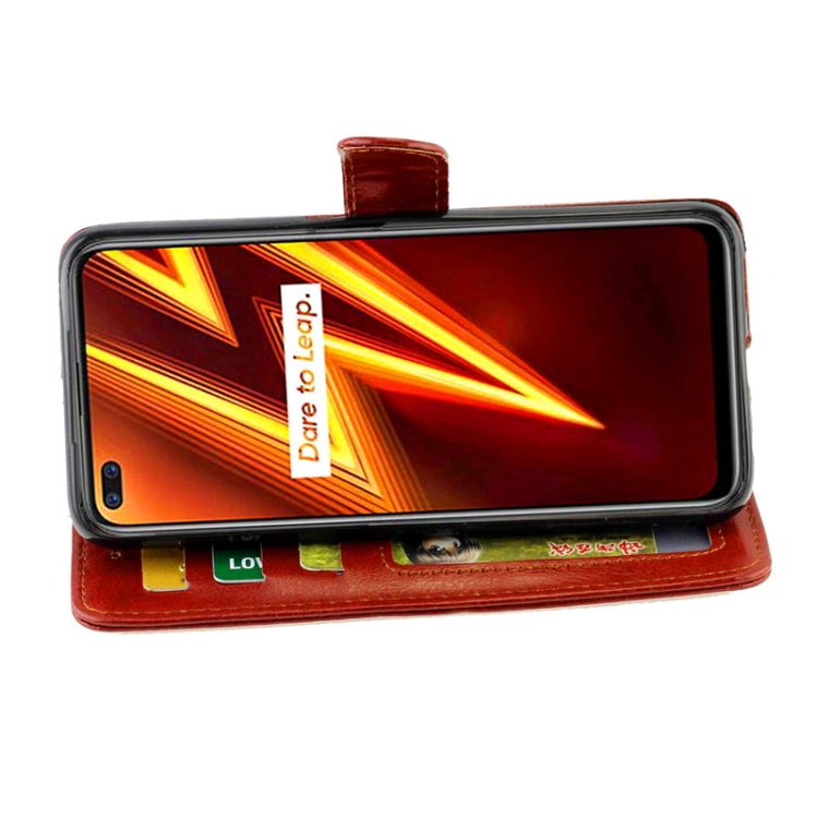For OPPO Realme6 Pro Crazy Horse Texture Leather Horizontal Flip Protective Case with Holder & Card Slots & Wallet & Photo Frame