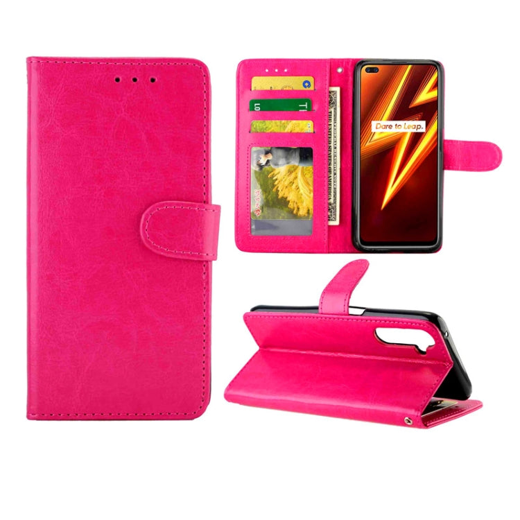 For OPPO Realme6 Pro Crazy Horse Texture Leather Horizontal Flip Protective Case with Holder & Card Slots & Wallet & Photo Frame