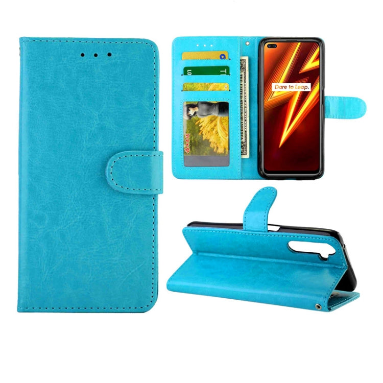 For OPPO Realme6 Pro Crazy Horse Texture Leather Horizontal Flip Protective Case with Holder & Card Slots & Wallet & Photo Frame