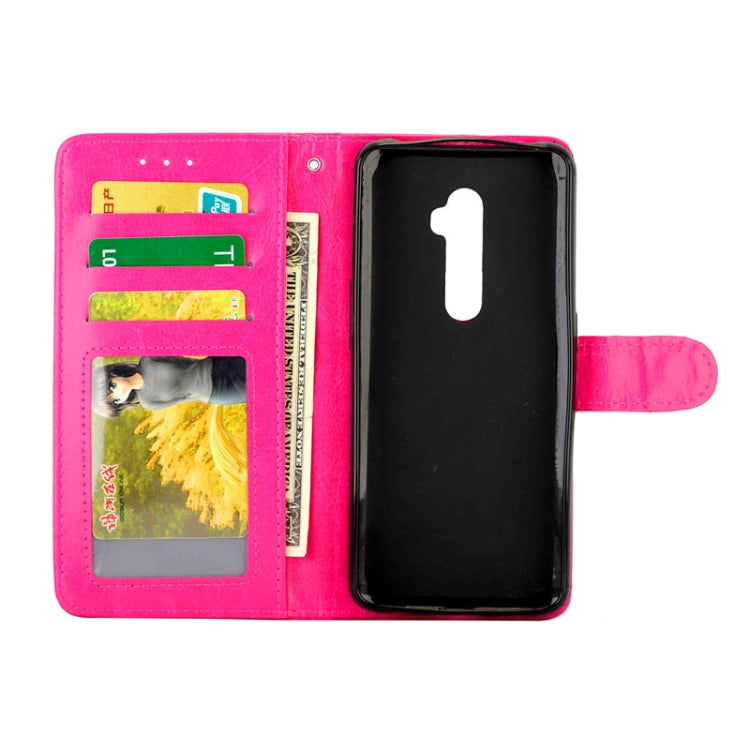 For OPPO Reno2 Crazy Horse Texture Leather Horizontal Flip Protective Case with Holder & Card Slots & Wallet & Photo Frame