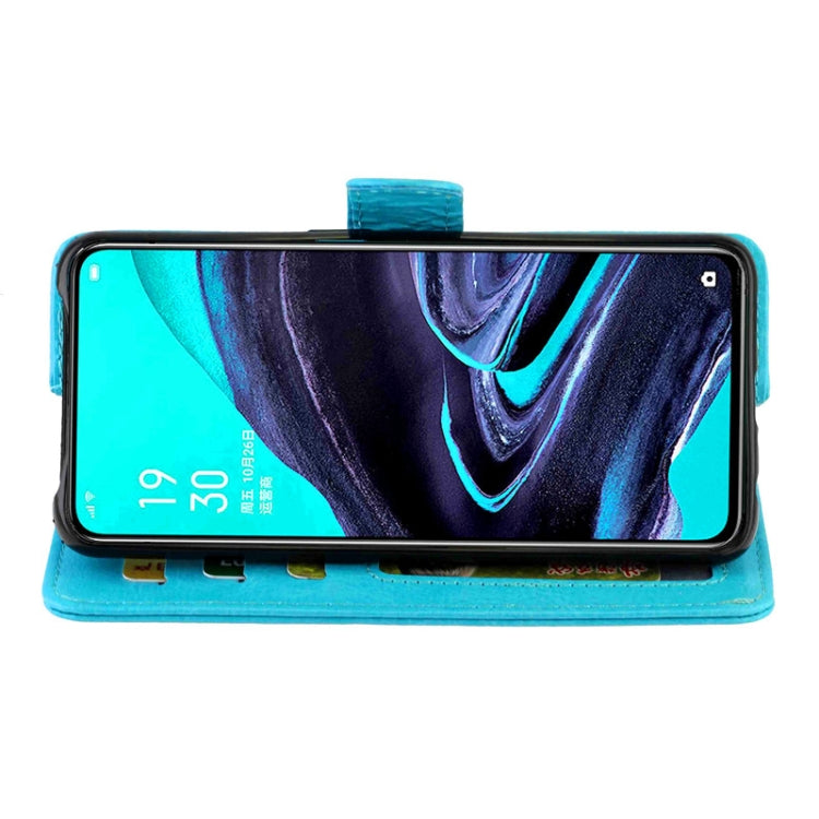 For OPPO Reno2 Crazy Horse Texture Leather Horizontal Flip Protective Case with Holder & Card Slots & Wallet & Photo Frame