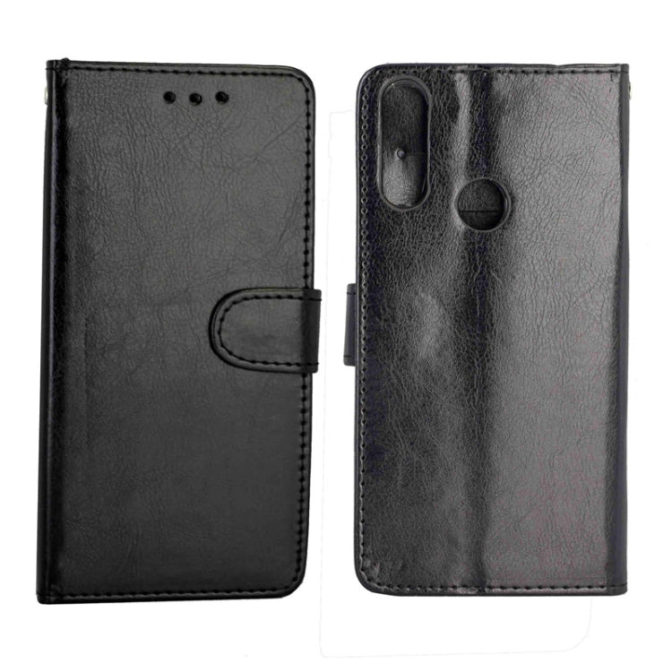 For OPPO A31/A8 Crazy Horse Texture Leather Horizontal Flip Protective Case with Holder & Card Slots & Wallet & Photo Frame