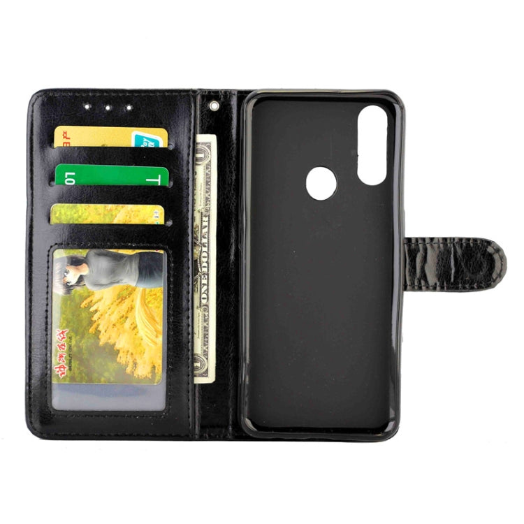 For OPPO A31/A8 Crazy Horse Texture Leather Horizontal Flip Protective Case with Holder & Card Slots & Wallet & Photo Frame