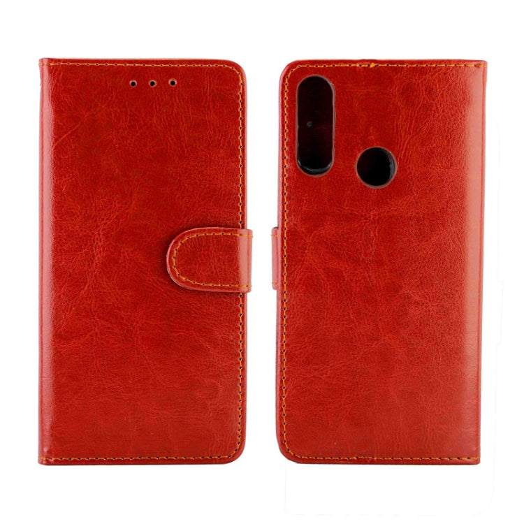 For OPPO A31/A8 Crazy Horse Texture Leather Horizontal Flip Protective Case with Holder & Card Slots & Wallet & Photo Frame