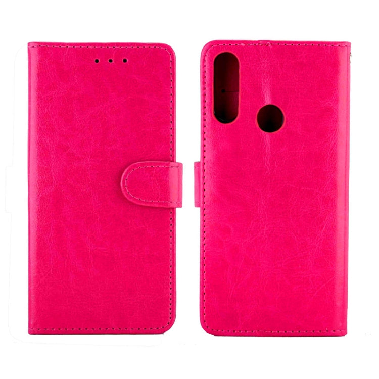 For OPPO A31/A8 Crazy Horse Texture Leather Horizontal Flip Protective Case with Holder & Card Slots & Wallet & Photo Frame