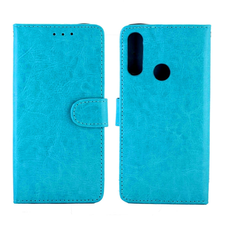 For OPPO A31/A8 Crazy Horse Texture Leather Horizontal Flip Protective Case with Holder & Card Slots & Wallet & Photo Frame