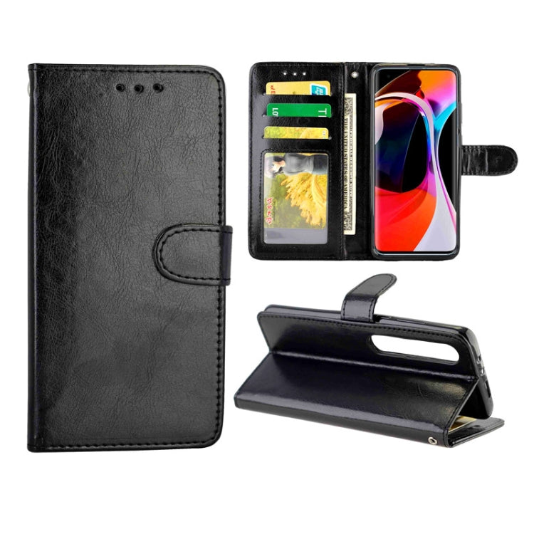 For XIAOMI Mi10/Mi10Pro Crazy Horse Texture Leather Horizontal Flip Protective Case with Holder & Card Slots & Wallet & Photo Frame
