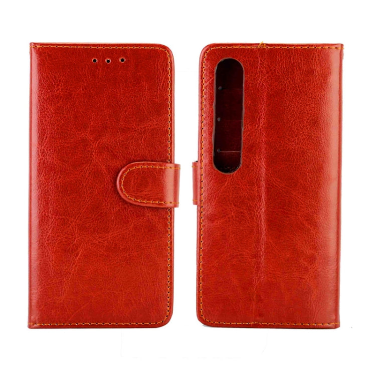 For XIAOMI Mi10/Mi10Pro Crazy Horse Texture Leather Horizontal Flip Protective Case with Holder & Card Slots & Wallet & Photo Frame