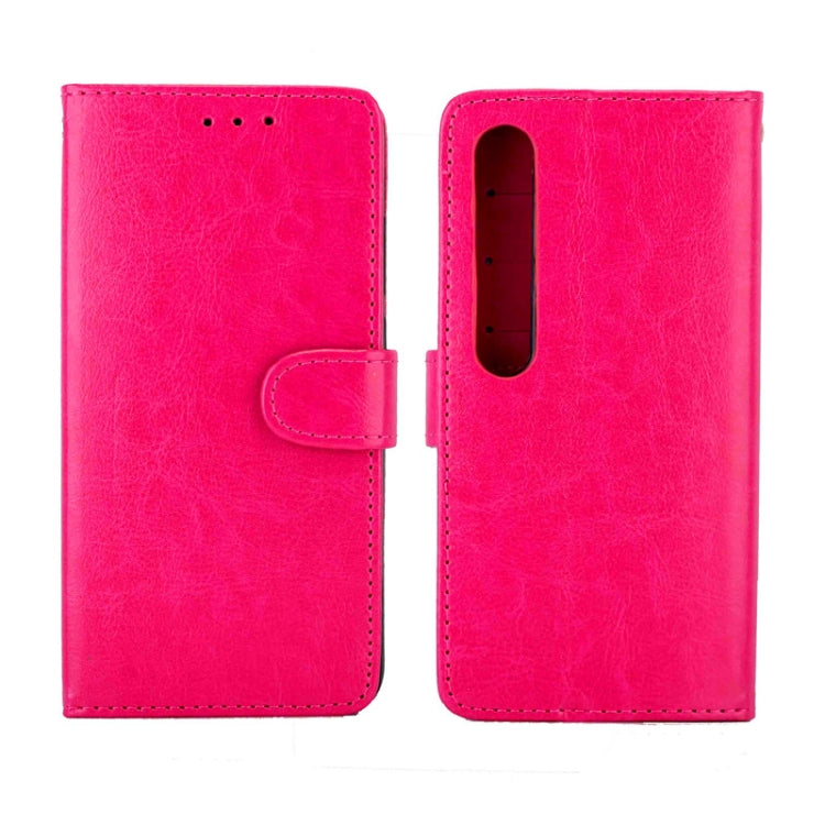 For XIAOMI Mi10/Mi10Pro Crazy Horse Texture Leather Horizontal Flip Protective Case with Holder & Card Slots & Wallet & Photo Frame