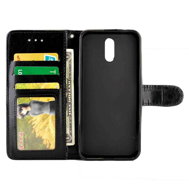For Nokia 2.3 Crazy Horse Texture Leather Horizontal Flip Protective Case with Holder & Card Slots & Wallet & Photo Frame