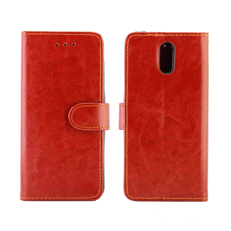 For Nokia 2.3 Crazy Horse Texture Leather Horizontal Flip Protective Case with Holder & Card Slots & Wallet & Photo Frame