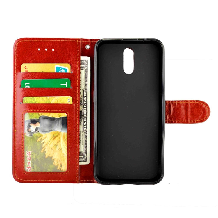 For Nokia 2.3 Crazy Horse Texture Leather Horizontal Flip Protective Case with Holder & Card Slots & Wallet & Photo Frame