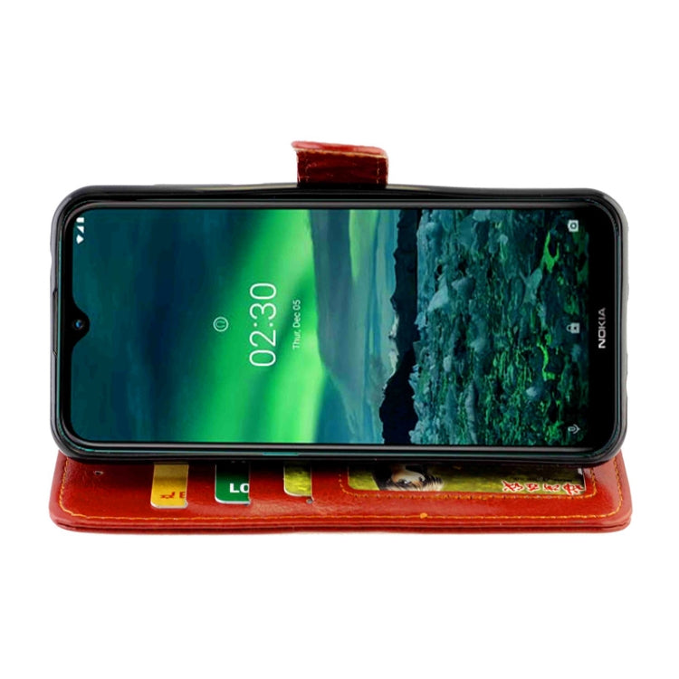 For Nokia 2.3 Crazy Horse Texture Leather Horizontal Flip Protective Case with Holder & Card Slots & Wallet & Photo Frame