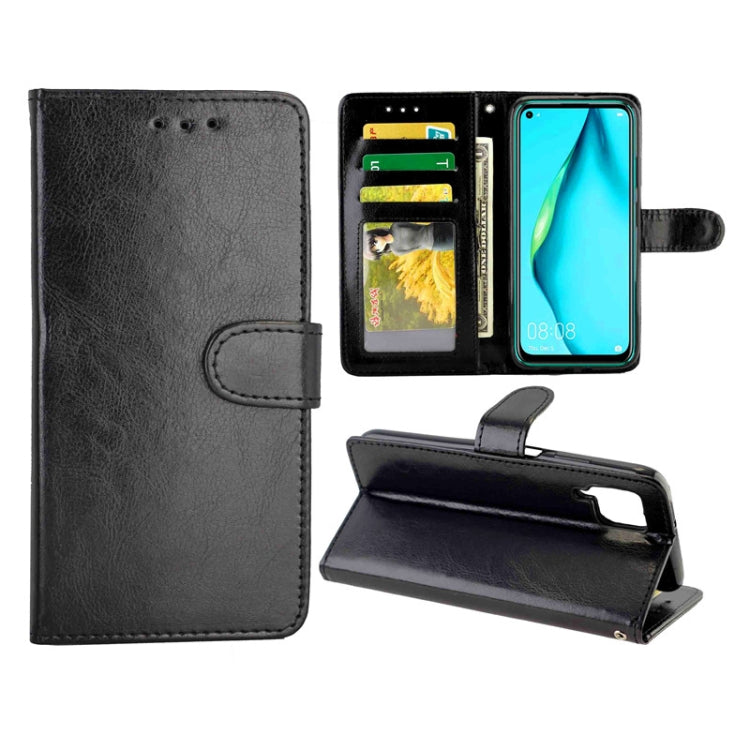 For Huawei P40lite/Nova6Se/Nova7i Crazy Horse Texture Leather Horizontal Flip Protective Case with Holder & Card Slots & Wallet & Photo Frame