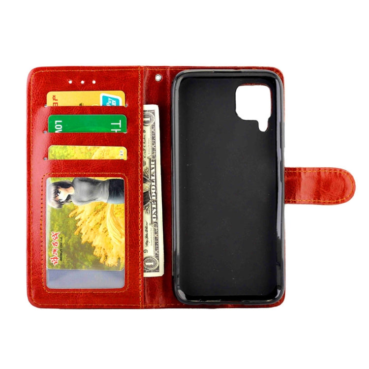 For Huawei P40lite/Nova6Se/Nova7i Crazy Horse Texture Leather Horizontal Flip Protective Case with Holder & Card Slots & Wallet & Photo Frame