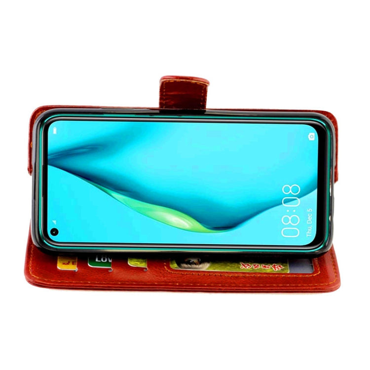 For Huawei P40lite/Nova6Se/Nova7i Crazy Horse Texture Leather Horizontal Flip Protective Case with Holder & Card Slots & Wallet & Photo Frame