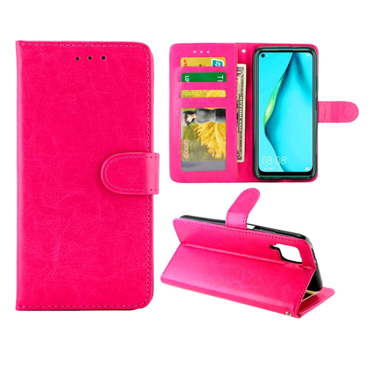 For Huawei P40lite/Nova6Se/Nova7i Crazy Horse Texture Leather Horizontal Flip Protective Case with Holder & Card Slots & Wallet & Photo Frame