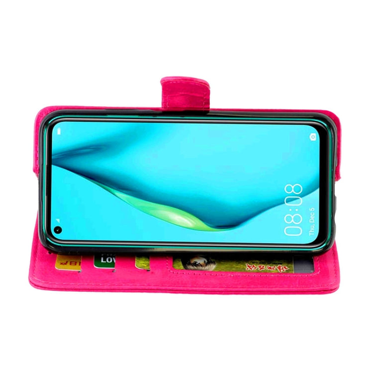 For Huawei P40lite/Nova6Se/Nova7i Crazy Horse Texture Leather Horizontal Flip Protective Case with Holder & Card Slots & Wallet & Photo Frame