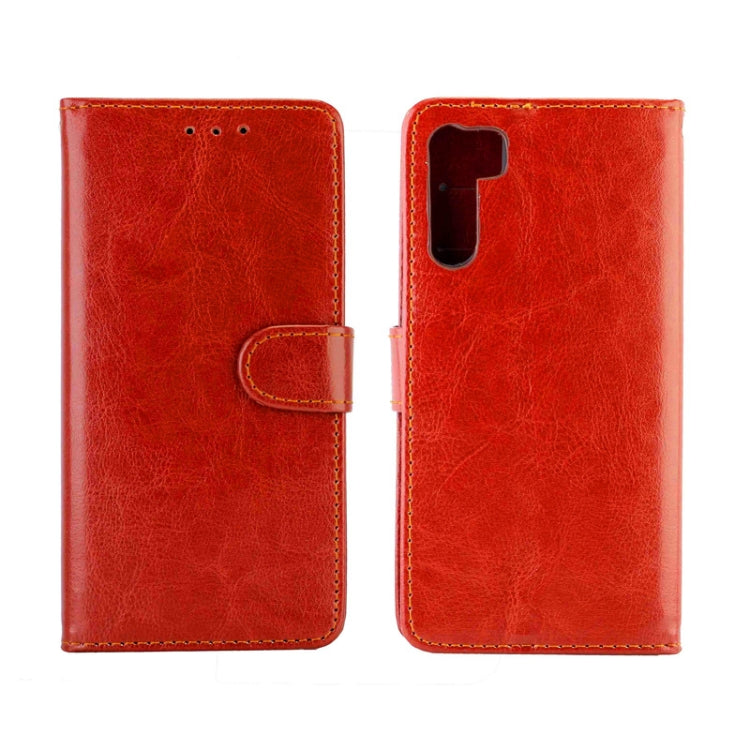 For OPPO A91/ F15(2020) Crazy Horse Texture Leather Horizontal Flip Protective Case with Holder & Card Slots & Wallet & Photo Frame