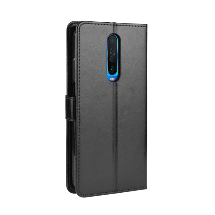 For Xiaomi Redmi K30/Poco X2 Retro Crazy Horse Texture Horizontal Flip Leather Case , with Holder & Card Slots & Photo Frame