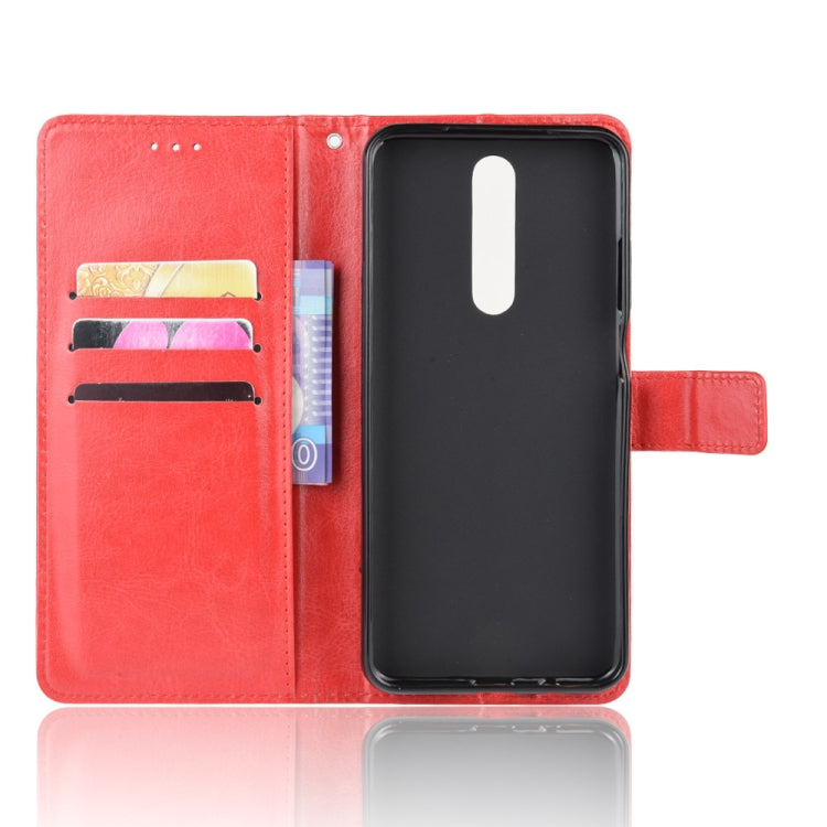 For Xiaomi Redmi K30/Poco X2 Retro Crazy Horse Texture Horizontal Flip Leather Case , with Holder & Card Slots & Photo Frame
