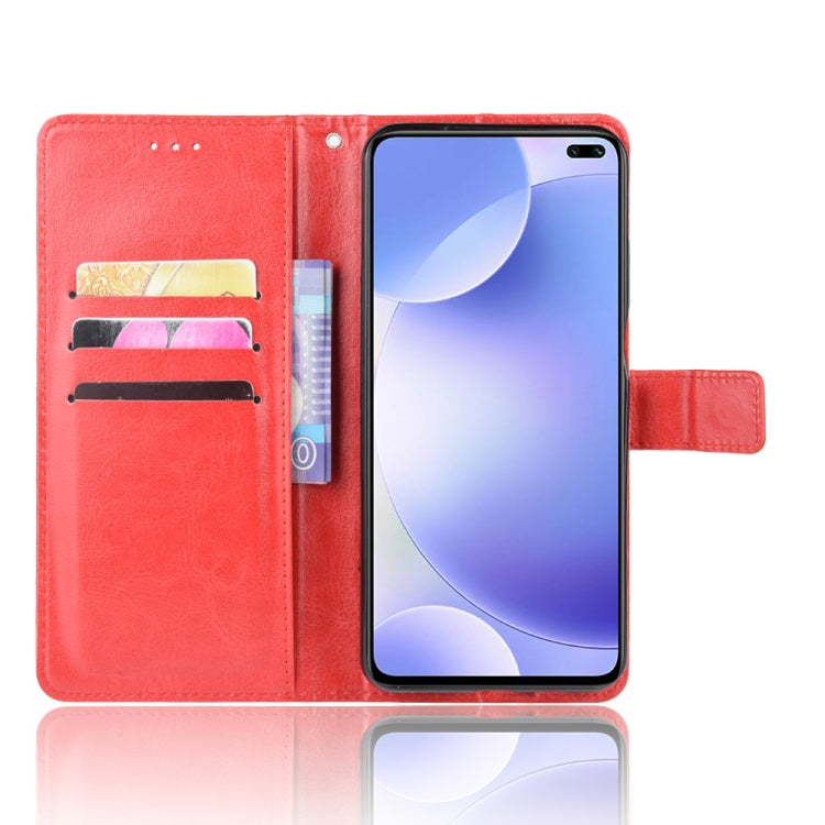 For Xiaomi Redmi K30/Poco X2 Retro Crazy Horse Texture Horizontal Flip Leather Case , with Holder & Card Slots & Photo Frame