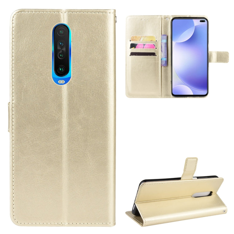 For Xiaomi Redmi K30/Poco X2 Retro Crazy Horse Texture Horizontal Flip Leather Case , with Holder & Card Slots & Photo Frame