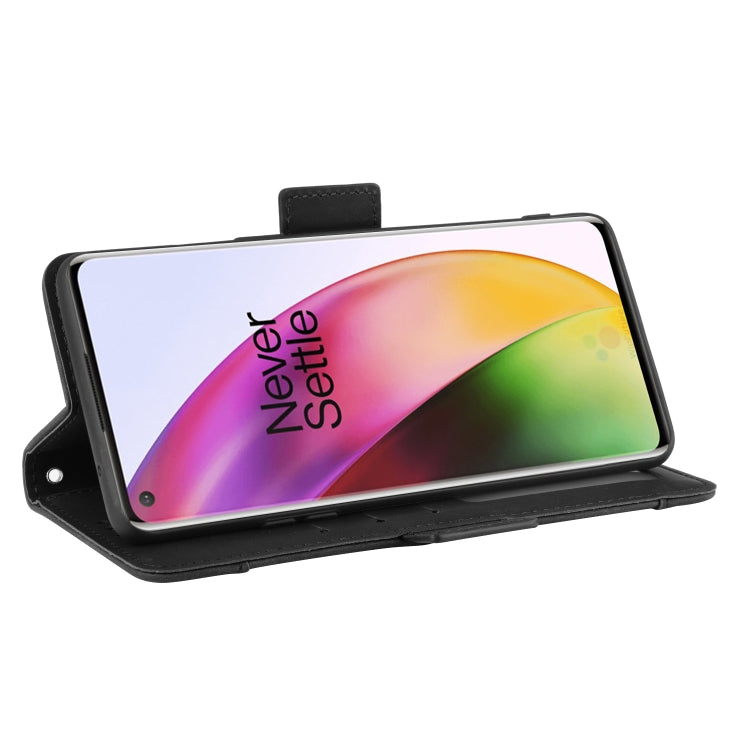 For OnePlus 8 Wallet Style Skin Feel Calf Pattern Leather Case with Separate Card Slot