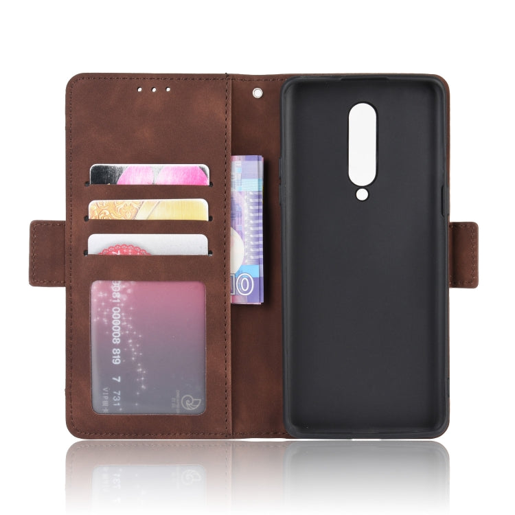 For OnePlus 8 Wallet Style Skin Feel Calf Pattern Leather Case with Separate Card Slot