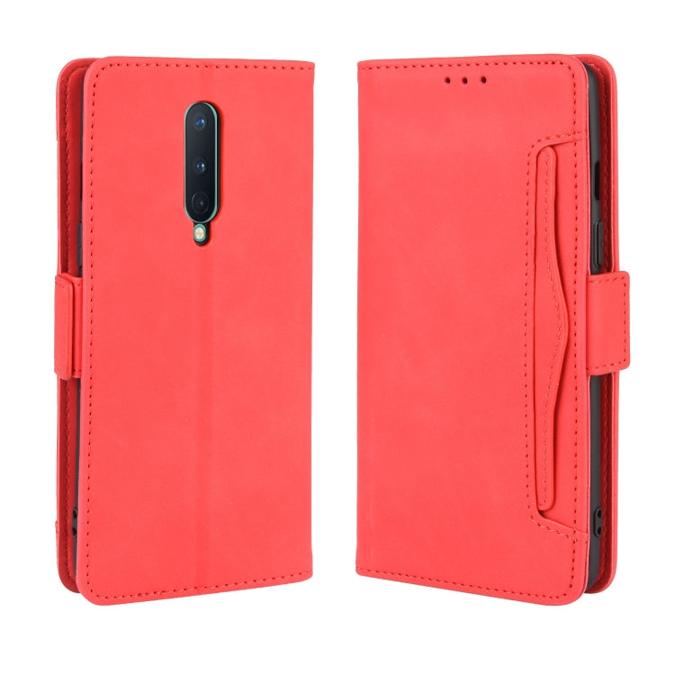 For OnePlus 8 Wallet Style Skin Feel Calf Pattern Leather Case with Separate Card Slot