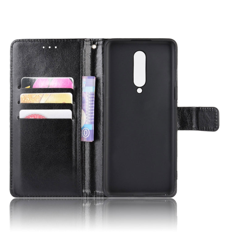 For OnePlus 8 Retro Crazy Horse Texture Horizontal Flip Leather Case , with Holder & Card Slots & Photo Frame