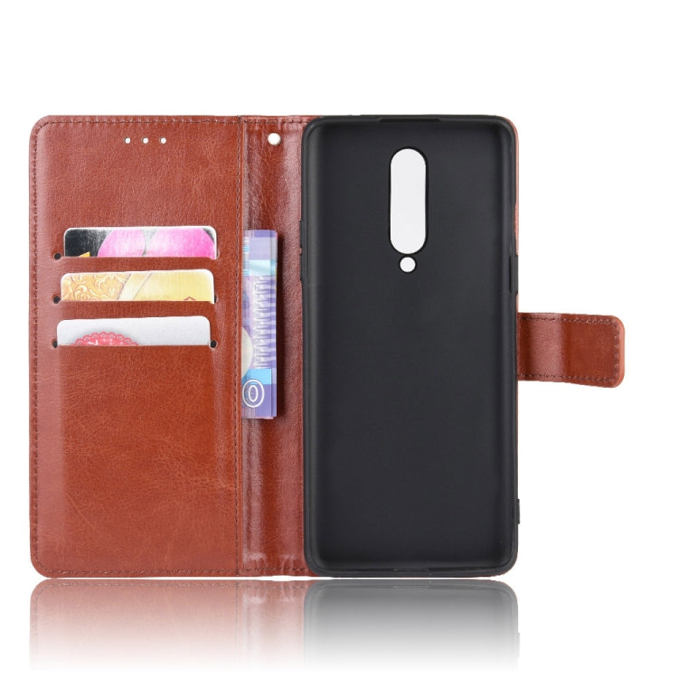 For OnePlus 8 Retro Crazy Horse Texture Horizontal Flip Leather Case , with Holder & Card Slots & Photo Frame