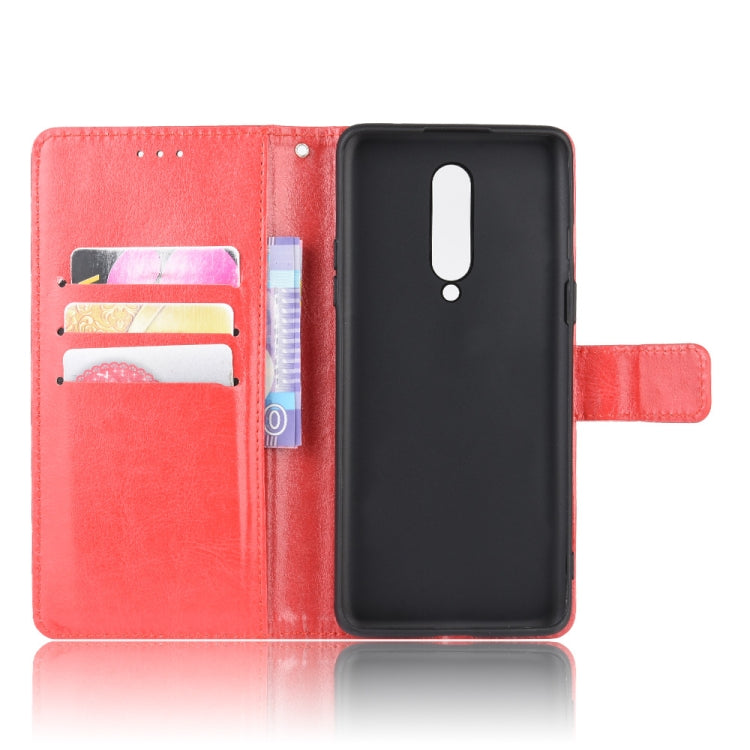 For OnePlus 8 Retro Crazy Horse Texture Horizontal Flip Leather Case , with Holder & Card Slots & Photo Frame
