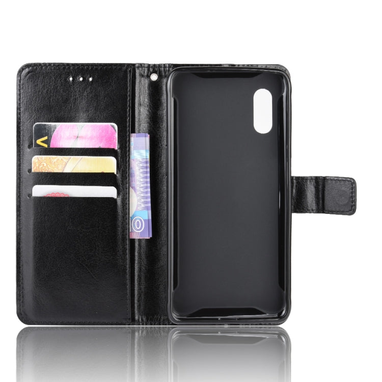 For Galaxy Xcover Pro Retro Crazy Horse Texture Horizontal Flip Leather Case with Holder & Card Slots & Photo Frame