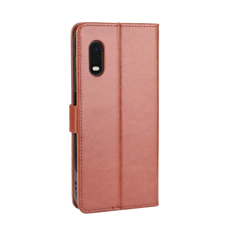 For Galaxy Xcover Pro Retro Crazy Horse Texture Horizontal Flip Leather Case with Holder & Card Slots & Photo Frame