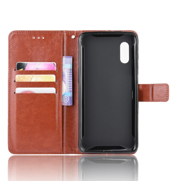 For Galaxy Xcover Pro Retro Crazy Horse Texture Horizontal Flip Leather Case with Holder & Card Slots & Photo Frame