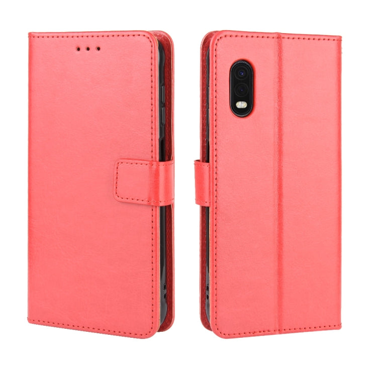 For Galaxy Xcover Pro Retro Crazy Horse Texture Horizontal Flip Leather Case with Holder & Card Slots & Photo Frame