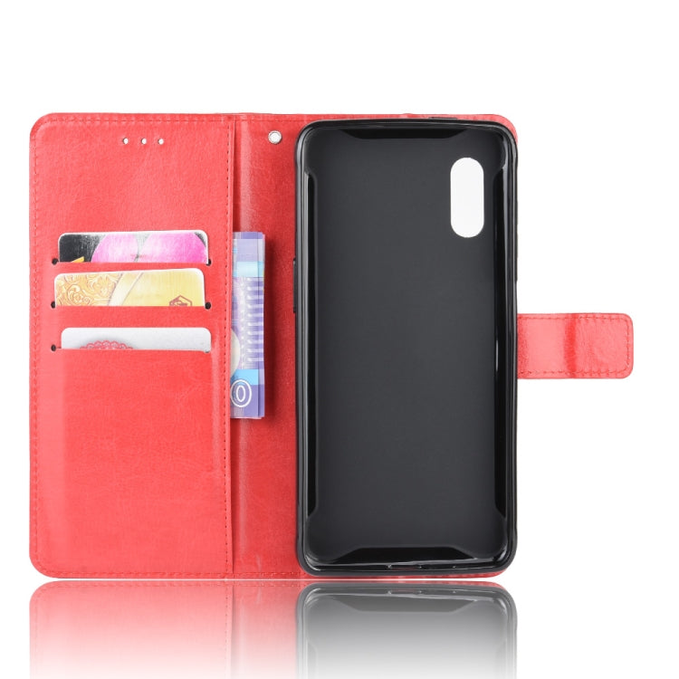 For Galaxy Xcover Pro Retro Crazy Horse Texture Horizontal Flip Leather Case with Holder & Card Slots & Photo Frame