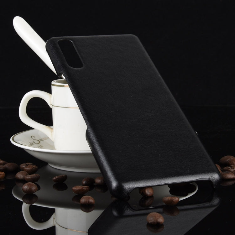 For Sony Xperia L4 Shockproof Litchi Texture PC + PU Case