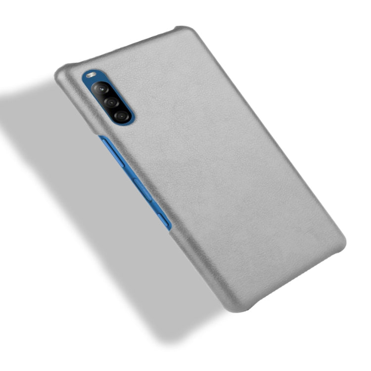 For Sony Xperia L4 Shockproof Litchi Texture PC + PU Case
