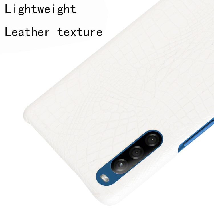 For Sony Xperia L4 Shockproof Crocodile Texture PC + PU Case