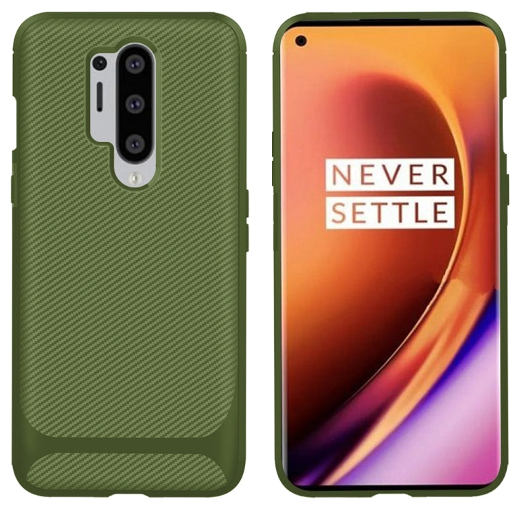 For OnePlus 8 Pro ENKAY ENK-PC012 Carbon Fiber Texture Solid Color TPU Slim Case Soft Cover
